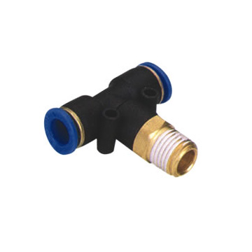 Threaded Three-Way Pipe, Pneumatic Accessory, Joint